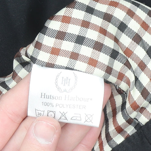 Hutson Harbour Men's Black L Basic Full Zip Jacket Polyester Lined