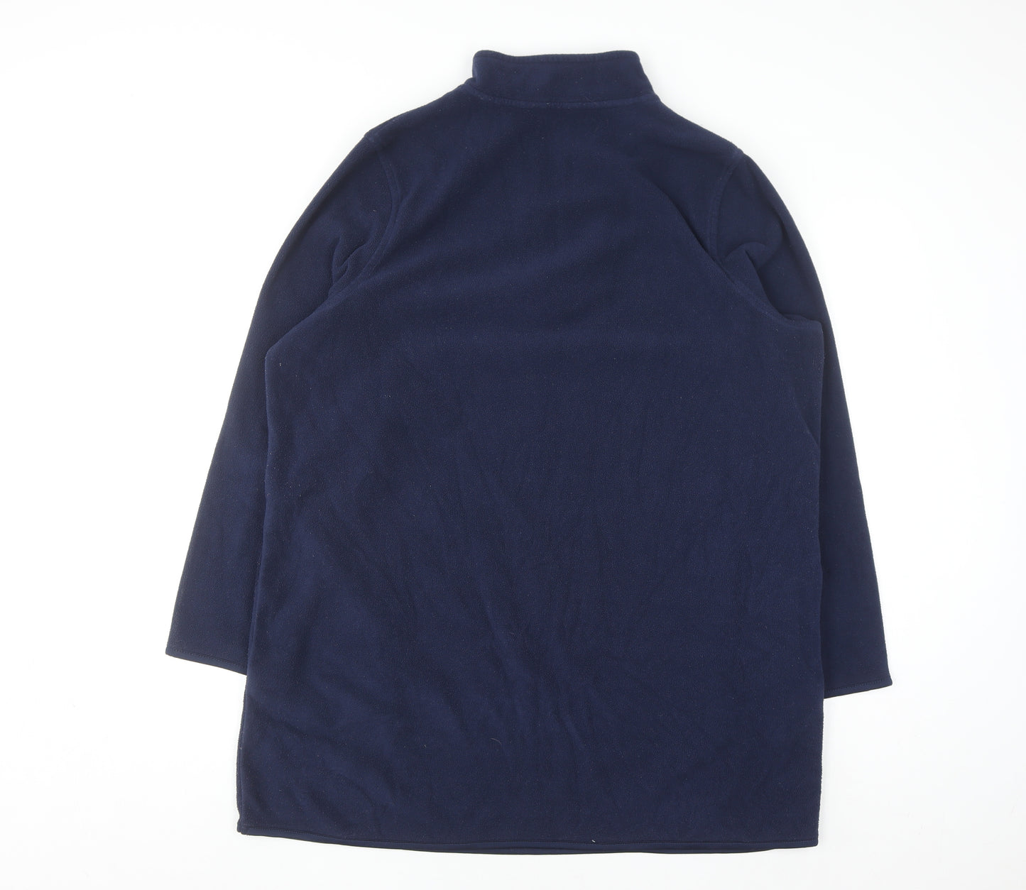 TU Woman Navy Fleece 1/2 Zip Pullover Sweatshirt Size 20