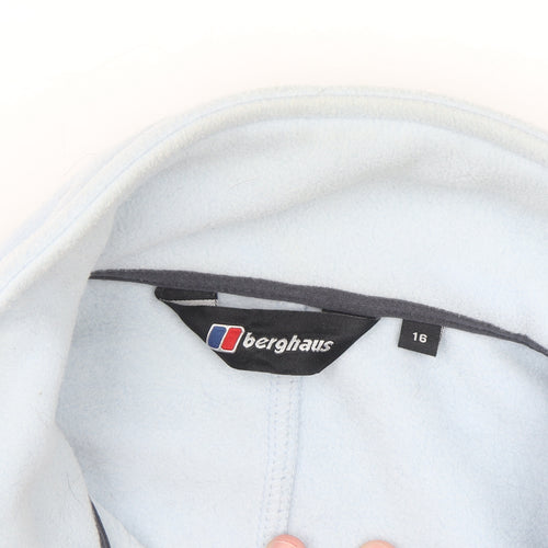 Berghaus Women’s Light Blue Full Zip Fleece Jacket Size 16