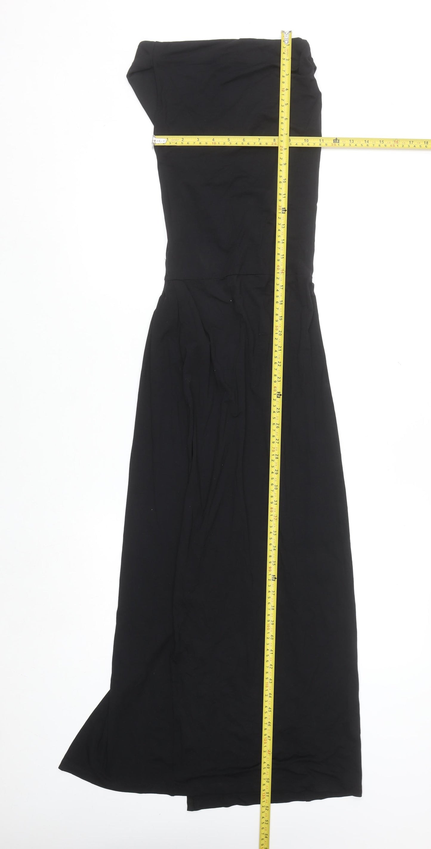 ASOS DESIGN Women's Black Strapless Maxi Dress Size 12