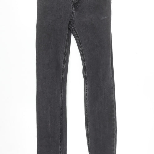 Tommy Hilfiger Boys Black Slim Fit Jeans Size 12 Years Cotton Blend Denim