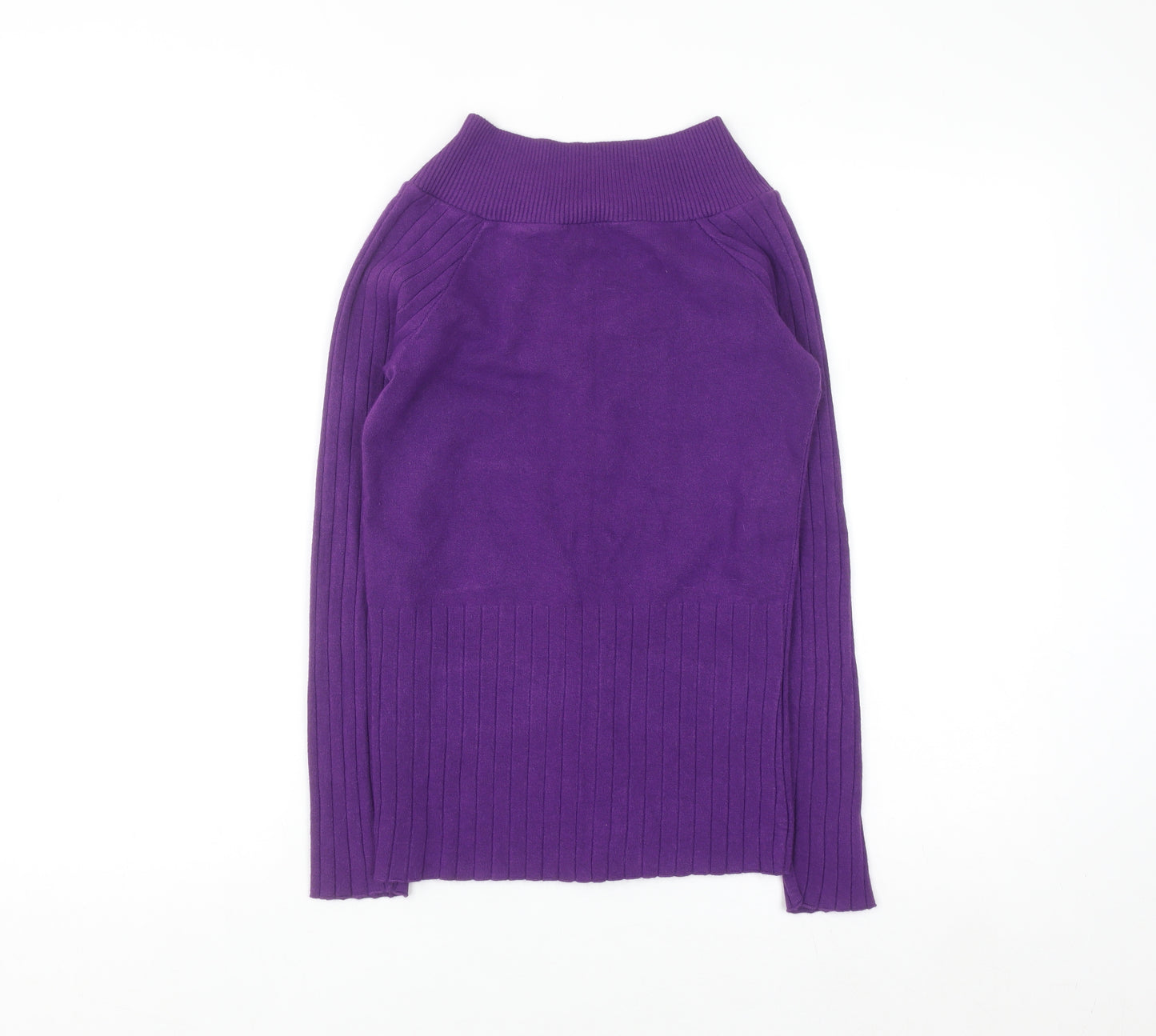 Savida Women’s Purple High Neck Button Cardigan Size 12