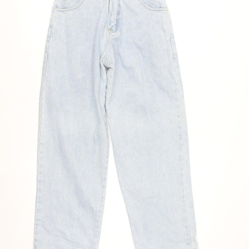 Refuge Womens Blue High Rise Mom Jeans Size 25 Relaxed Fit Denim