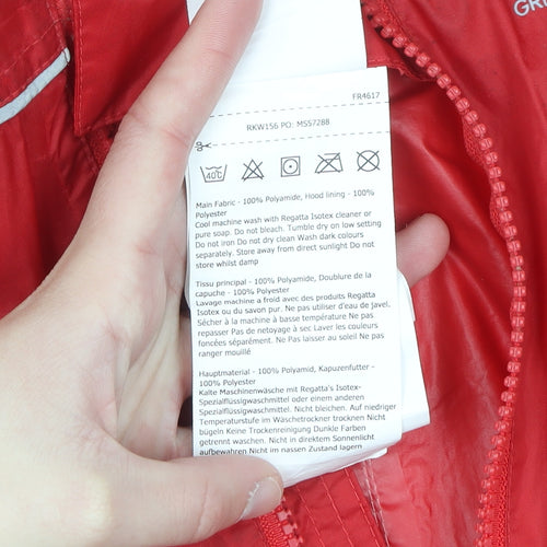 Regatta Great Outdoors Red Unisex Baby 12-18M Waterproof Hooded Snowsuit