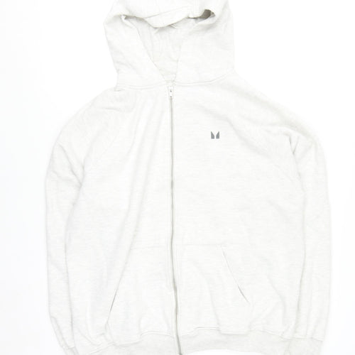 MP Men’s Grey Full Zip Hoodie Size L Regular Fit