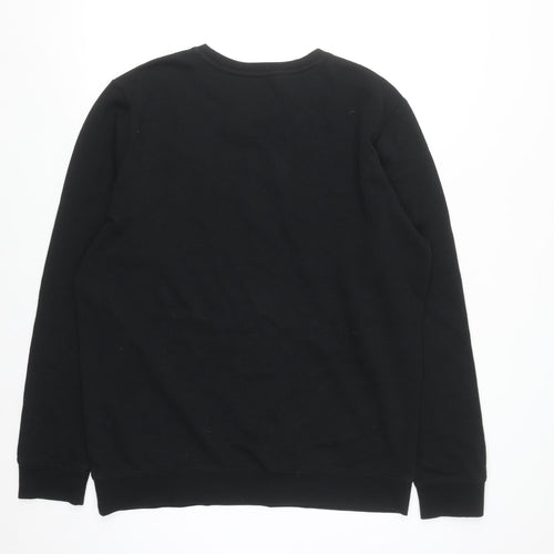 Threadbare Men's Black XL Pullover Sweatshirt C'Est Le Bronx Avant Garde