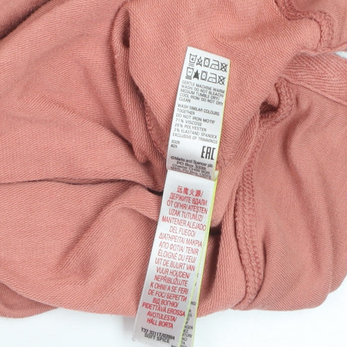 Marks and Spencer Women’s Pink Feline Embroidered Jumper Size 12