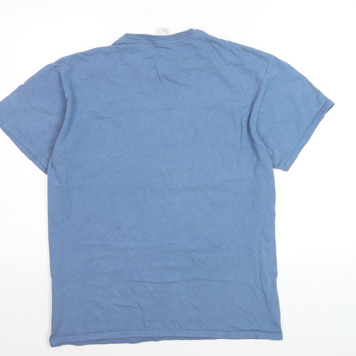 Delta Apparel Men’s Blue Yosemite National Park Graphic T-Shirt Size L
