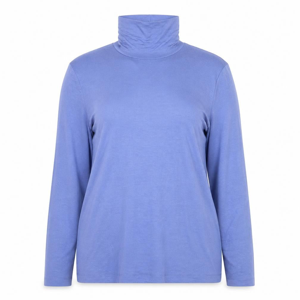 Tu Women Blue Roll Neck Slim Fit Long Sleeve Jumper Size 16