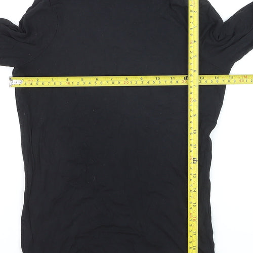 New Look Petite Women's Black Roll Neck Long Sleeve Pullover Jumper Size 10