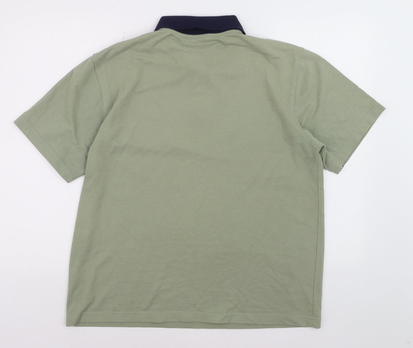 Le Coq Sportif Men’s Green Polo Shirt M Regular Fit Classic Style