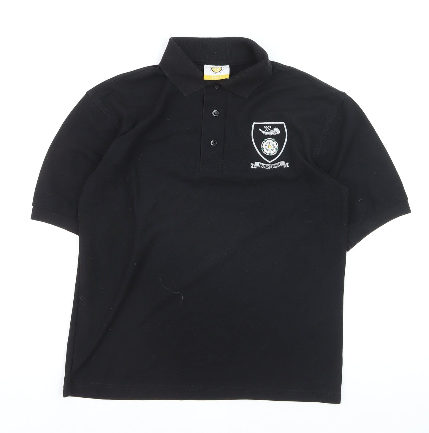 Pinders Schoolwear Boys Black Polo Shirt Small Short Sleeve School Top