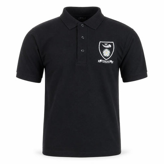 Pinders Schoolwear Boys Black Polo Shirt Small Short Sleeve School Top