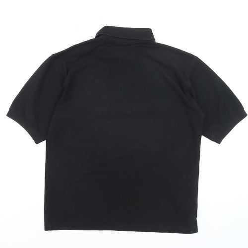 Pinders Schoolwear Boys Black Polo Shirt Small Short Sleeve School Top
