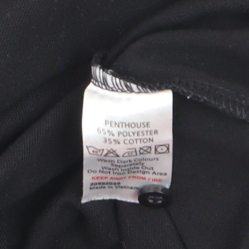 Pinders Schoolwear Boys Black Polo Shirt Small Short Sleeve School Top