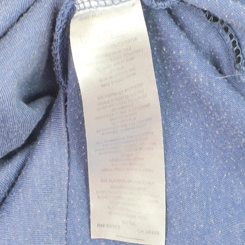 French Connection Men's Blue XL Polo Shirt Cotton Blend