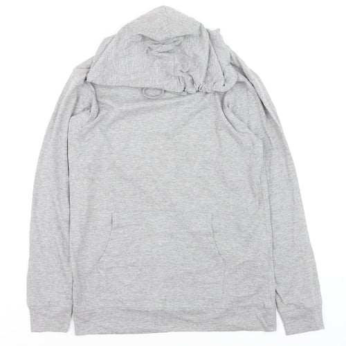 Kate Morgan Womens Grey Pullover Hoodie UK 8-10 Cotton Blend
