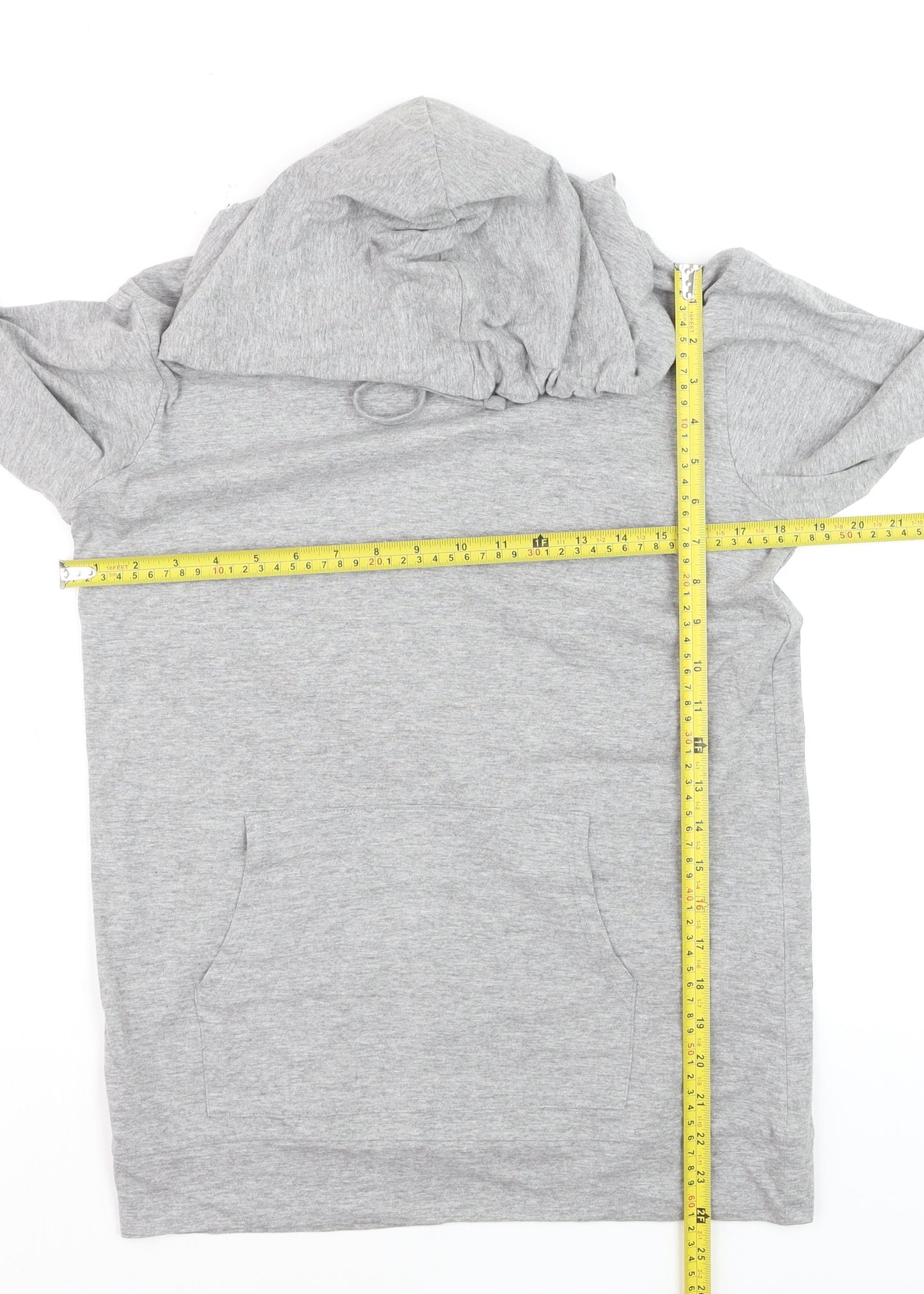 Kate Morgan Womens Grey Pullover Hoodie UK 8-10 Cotton Blend