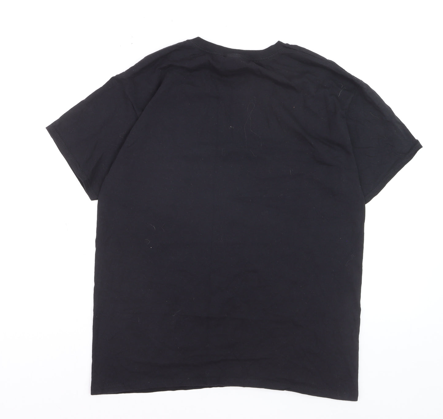 Fruit of the Loom Men's Black Croydon City Graphic Cotton T-Shirt M