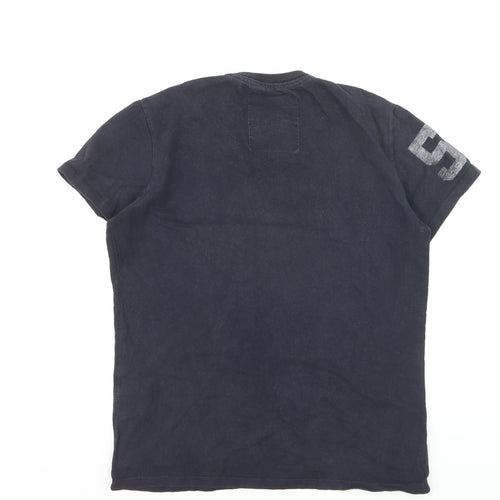 Superdry Men's Black XL Athletic Graphic Cotton T-Shirt