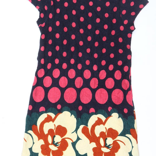 Cherry Design Women’s Multicoloured Knit Shift Dress M