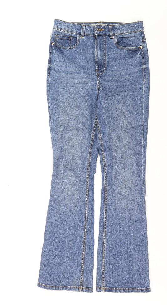 New Look Women’s Blue Bootcut Quinn Jeans Size 10