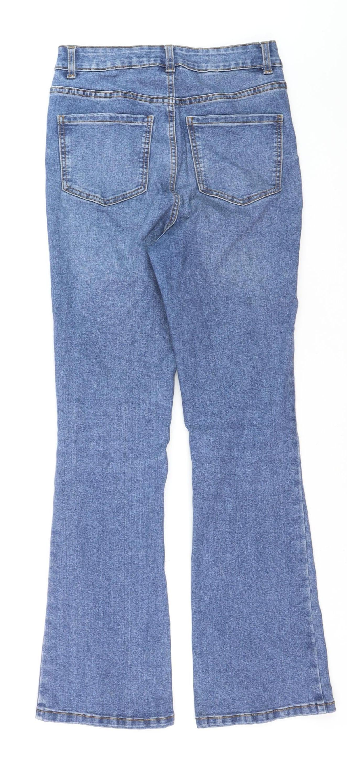 New Look Women’s Blue Bootcut Quinn Jeans Size 10