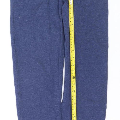 Dunnes Men's Blue XS Jogger Sweatpants Elastic Waist Fleece Lined