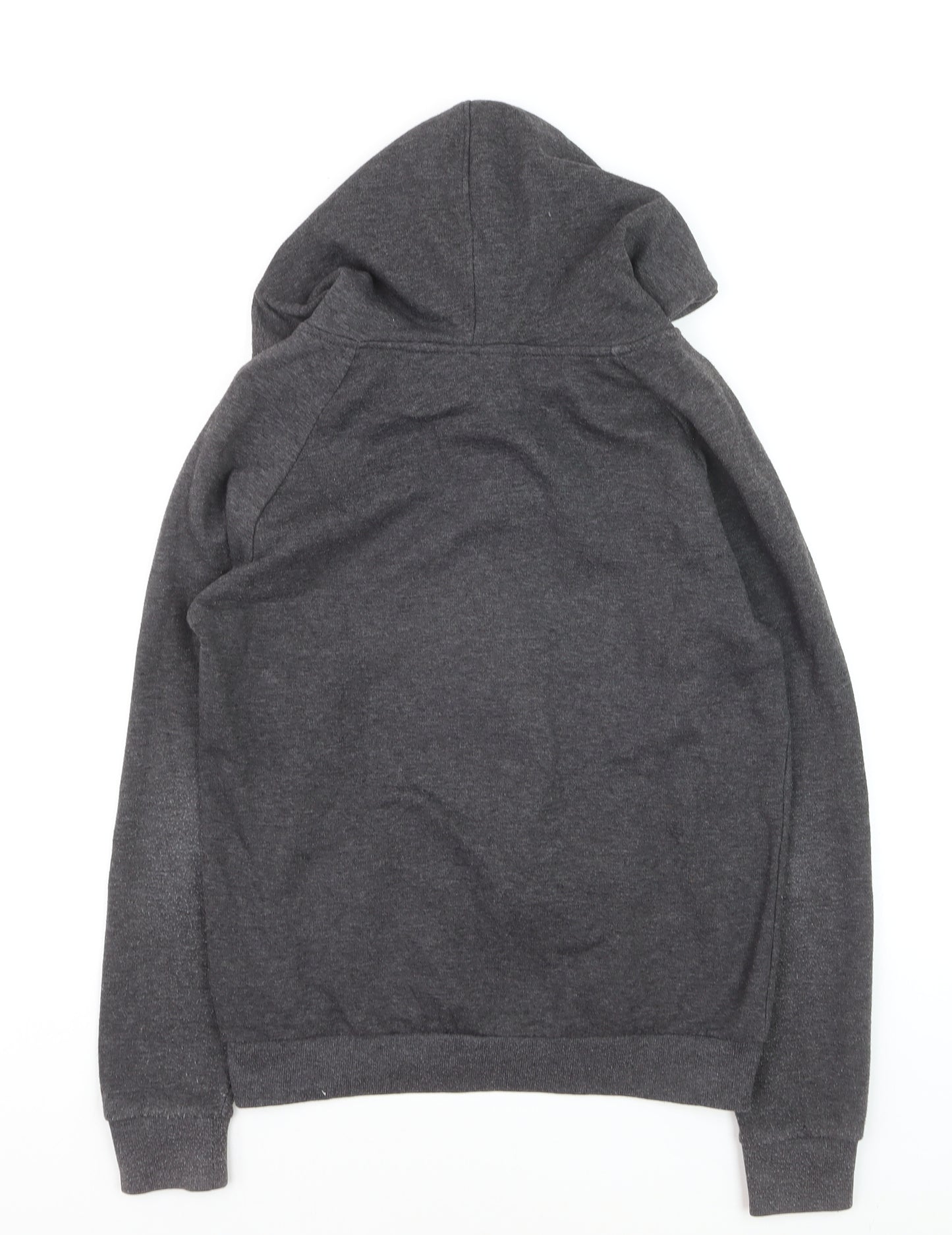 Kickers Teens Grey Full Zip Hoodie 10 Regular Fit Graphic Print