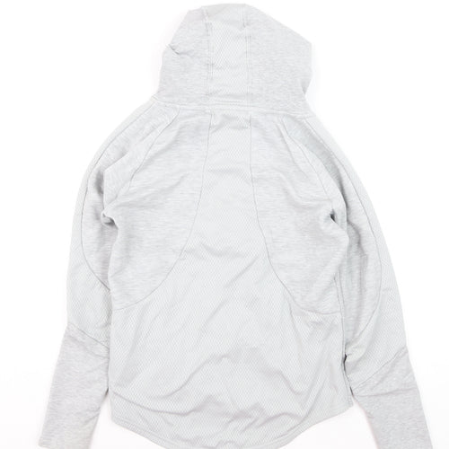 Puma Men's Grey XS Slim Fit Hooded Track Jacket