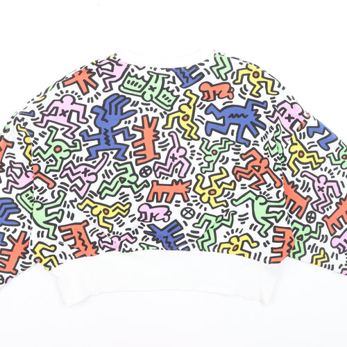 Primark x Keith Haring Women's Multicoloured XS Pullover Sweatshirt