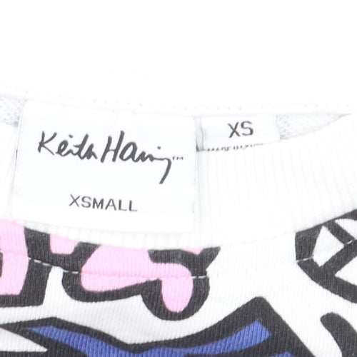 Primark x Keith Haring Women's Multicoloured XS Pullover Sweatshirt
