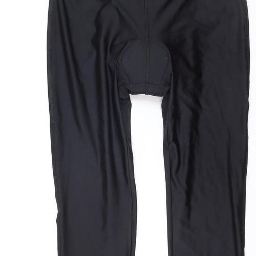 Ridge Womens Black Padded Cycling Leggings Size 16
