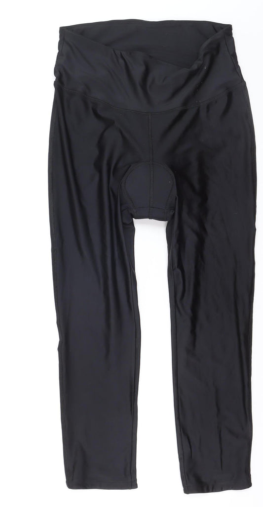 Ridge Womens Black Padded Cycling Leggings Size 16
