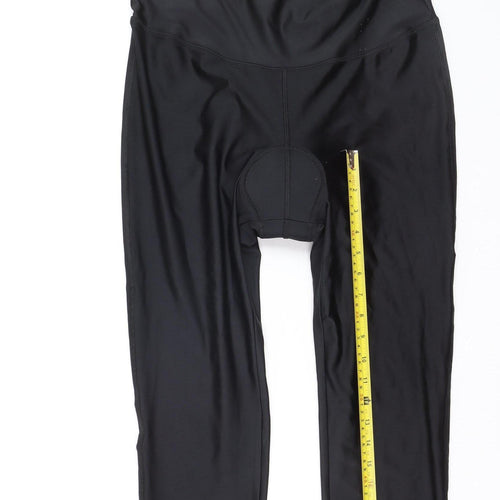 Ridge Womens Black Padded Cycling Leggings Size 16