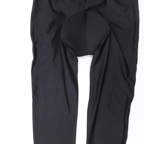 Ridge Womens Black Padded Cycling Leggings Size 16