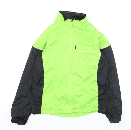 Muddyfox Men's Green Black L Windbreaker Cycling Jacket