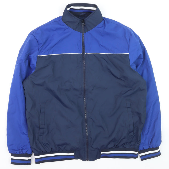 Studio Men's Blue XL Track Jacket Lightweight Full Zip