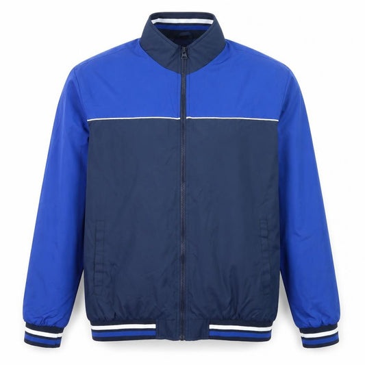 Studio Men's Blue XL Track Jacket Lightweight Full Zip