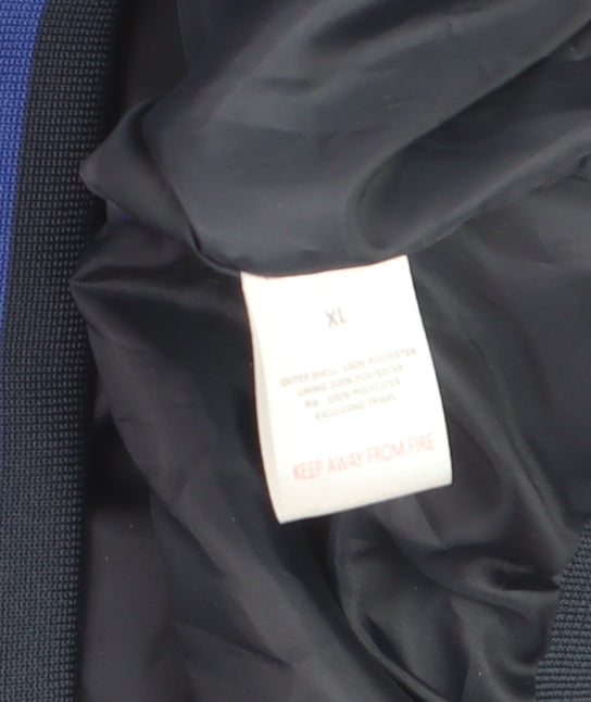 Studio Men's Blue XL Track Jacket Lightweight Full Zip