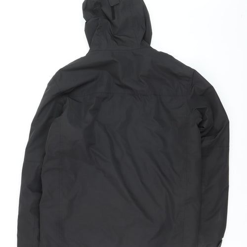 Regatta Men’s Black Waterproof Hooded Parka Jacket Size S Outdoor Hiking