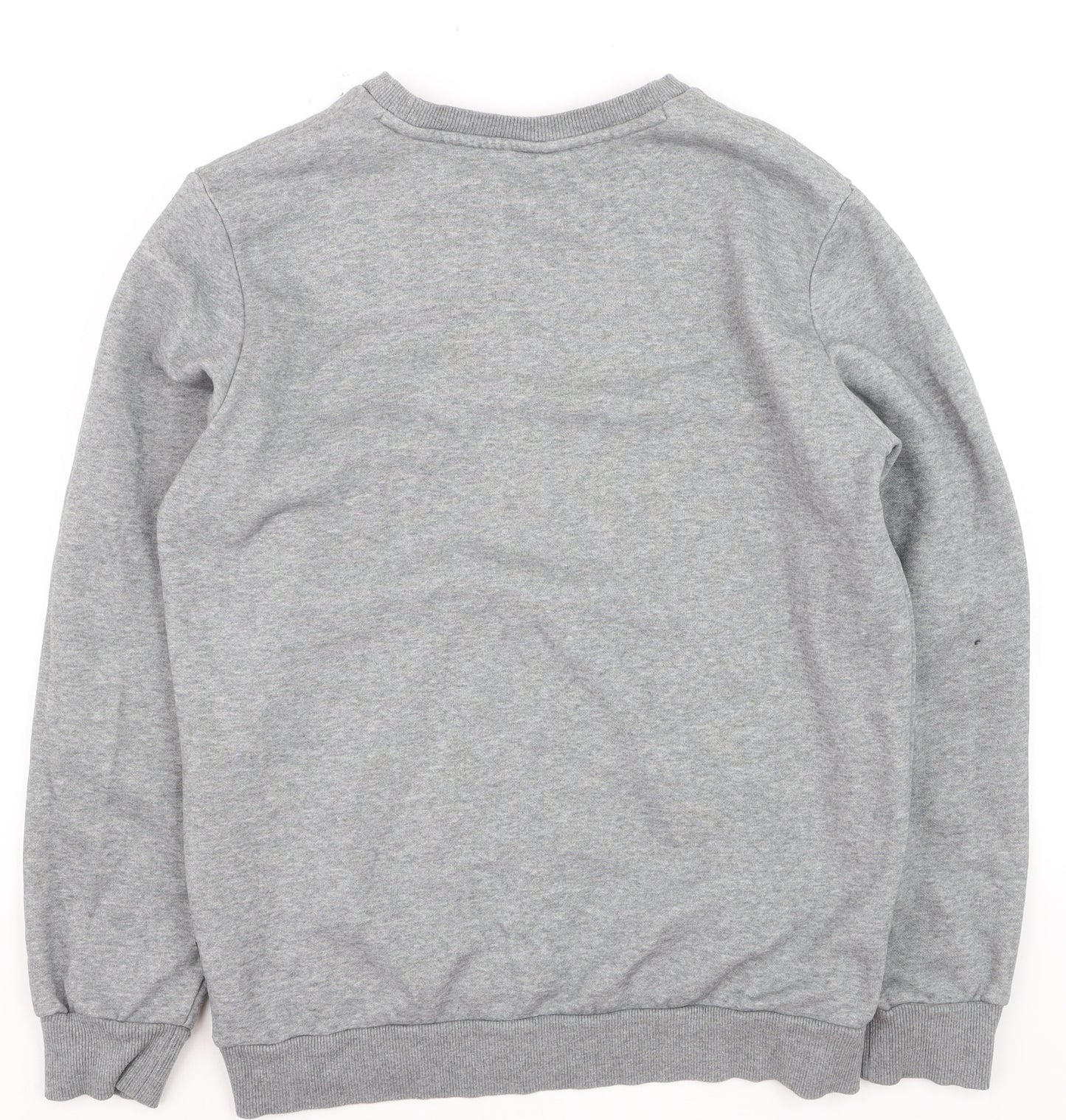 Puma Men's Grey Crew Neck Pullover Sweatshirt Size L