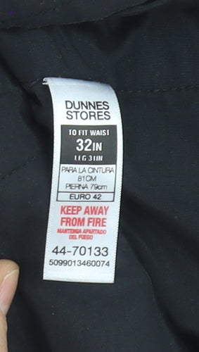 Dunnes Stores Men's Navy Blue Regular Fit Dress Pants 32W 31L