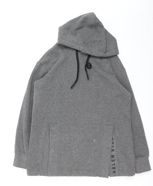Helen Steele x Dunnes Stores Womens Grey Hooded Pullover Hoodie Size M