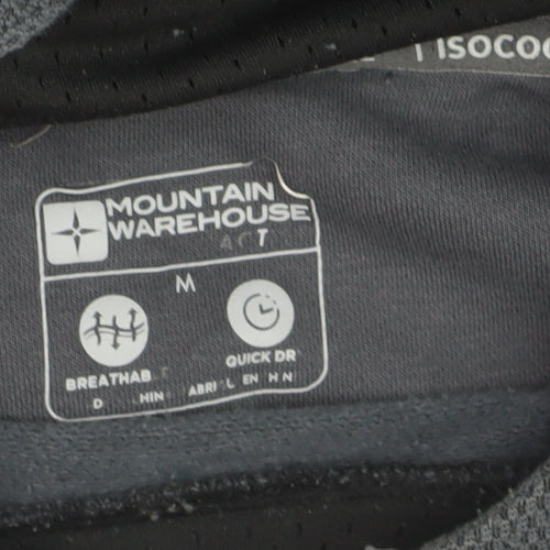 Mountain Warehouse Men’s Grey Pullover Hoodie Medium Outdoor Quick Dry