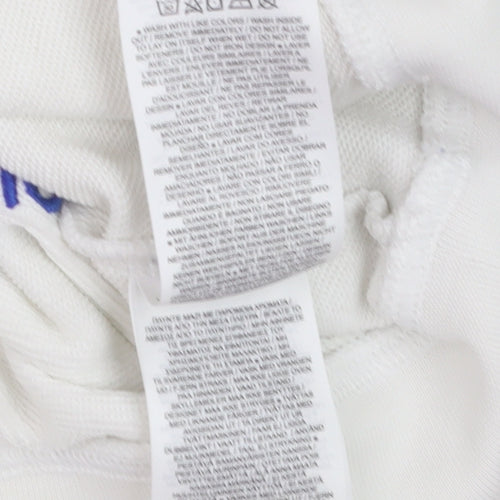 Nike Men's White XS Pullover Sweatshirt with City Print and Embroidered Logo