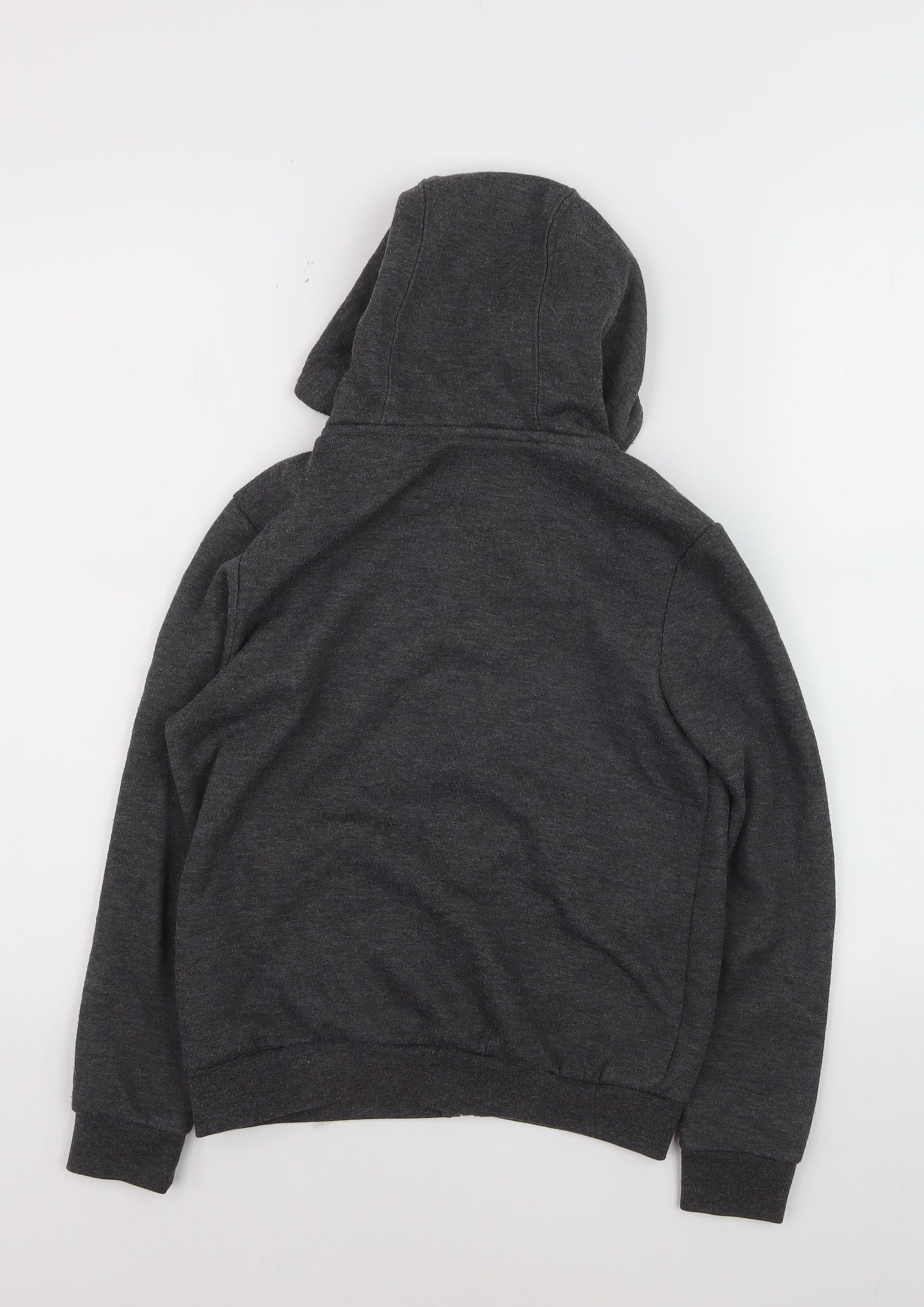 Slazenger Boys Grey Full Zip Fleece Hoodie 9-10 Years