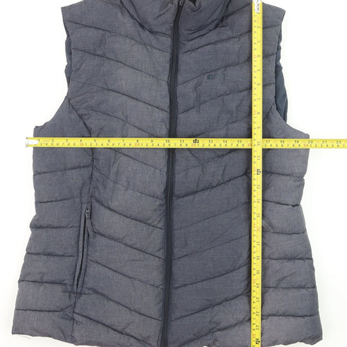 Mountain Warehouse Womens Grey Size 16 Padded Puffer Waistcoat