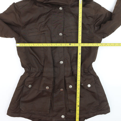 Harry Hall Women’s Brown Waterproof Hooded Parka Jacket M