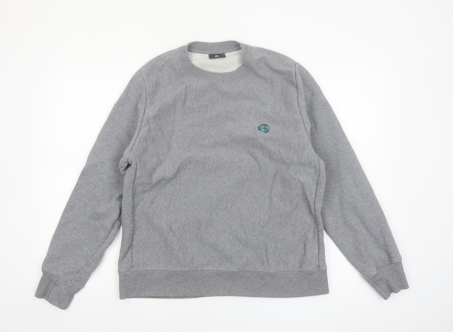 Paul Smith Men's Grey XL Crew Neck Cotton Sweatshirt